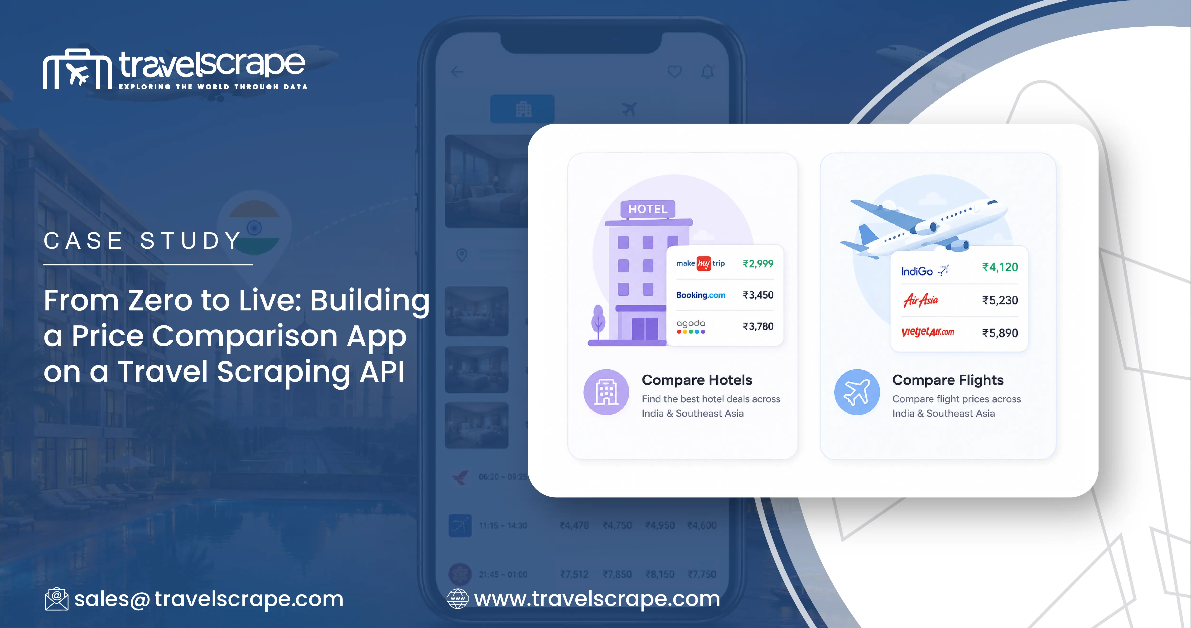 Travel Scraping API Case Study: App Live in Days | TravelScrape